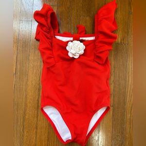 Janie and Jack red swimsuit
